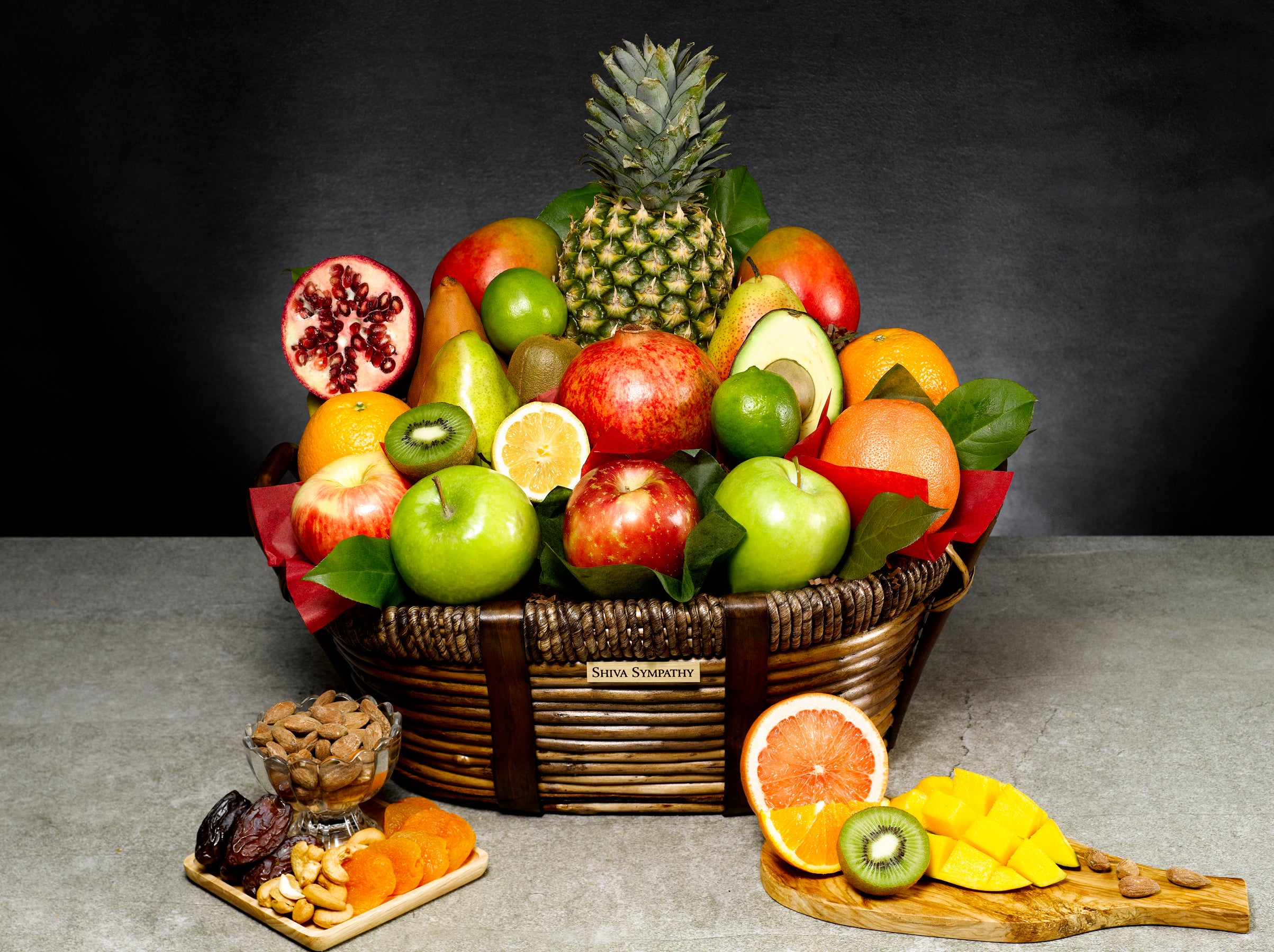 Shiva Sympathy Deluxe Fresh Fruit Basket